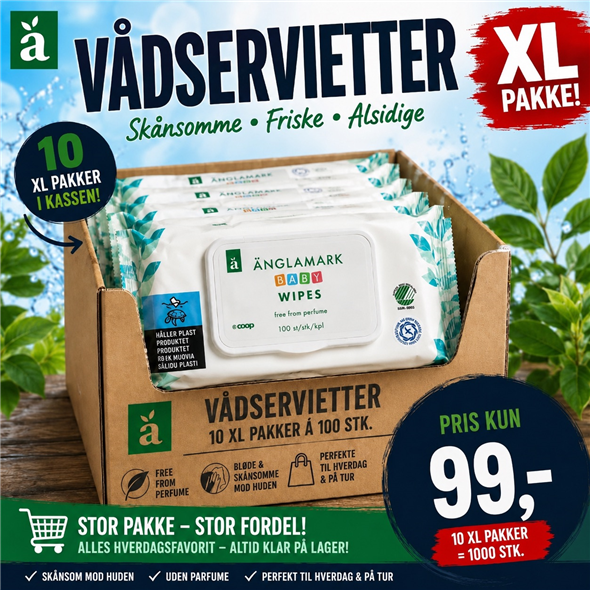Vådservietter XL